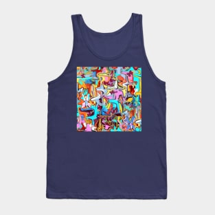 Street style graffiti Tank Top